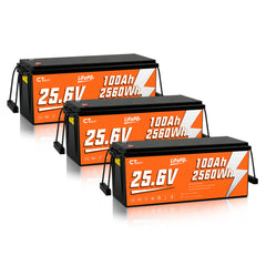 CTOLITY CT100-25 25.6V 100Ah 2560Wh LiFePO4 Battery