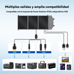 CTOLITY SP100 100W Panel solar plegable