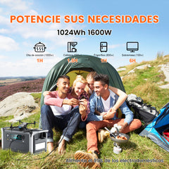 CTOLITY AP1000 Estación de energía portátil de 1024Wh
