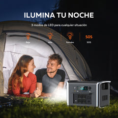 CTOLITY AP2000 Estación de energía portátil de 2048 Wh