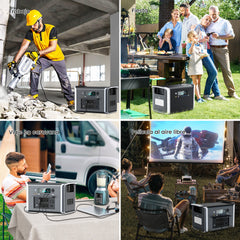 CTOLITY AP2000 Estación de energía portátil de 2048 Wh