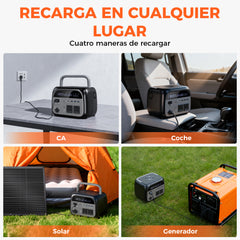 CTOLITY AP400 Estación de energía portátil con batería LiFePO₄ de 345 Wh