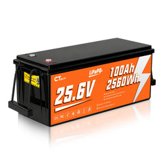 CTOLITY CT100-25 25.6V 100Ah 2560Wh LiFePO4 Battery