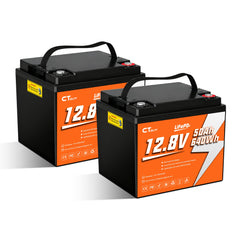 CTOLITY CT050-12 Batería LiFePO₄ 12.8V 50Ah 640Wh
