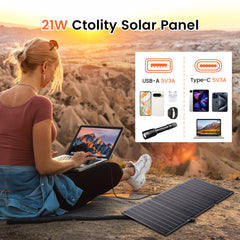 CTOLITY SPC21 21W Portable Solar Panel