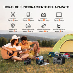 CTOLITY AP400 Estación de energía portátil con batería LiFePO₄ de 345 Wh