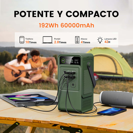 CTOLITY AP200L Estación de Energía Portátil de 192Wh