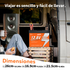 CTOLITY CT100-12 Batería LiFePO4 12.8V 100Ah 1280Wh