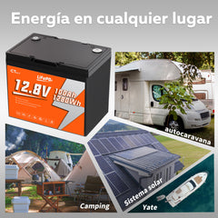CTOLITY CT100-12 Batería LiFePO4 12.8V 100Ah 1280Wh